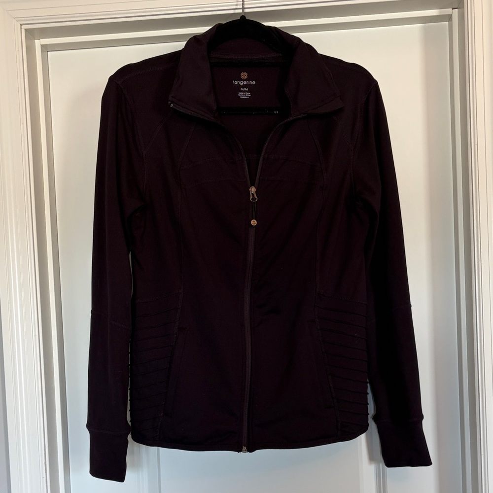 Women's Full-Zip Jacket in Deep Plum